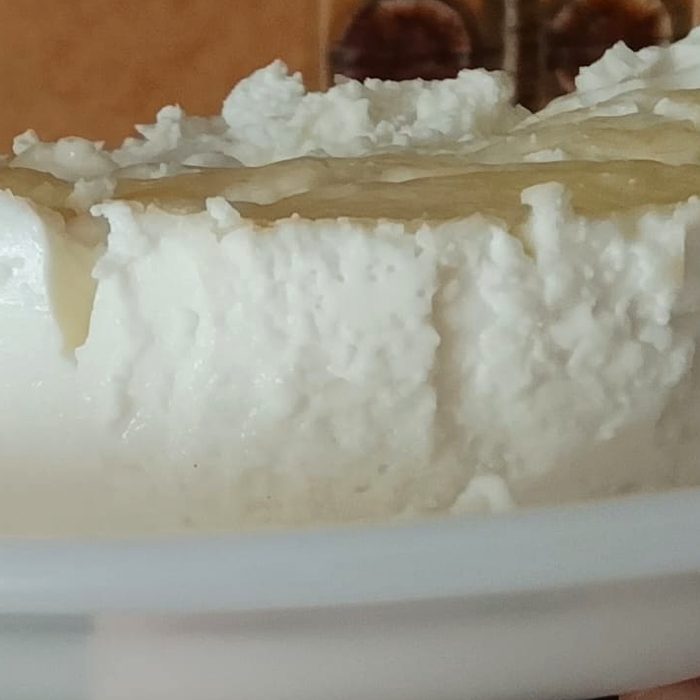 Mató fet a casa, acabat de tallar